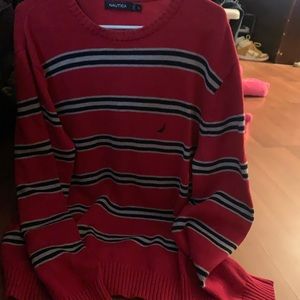 Nautica red pullover